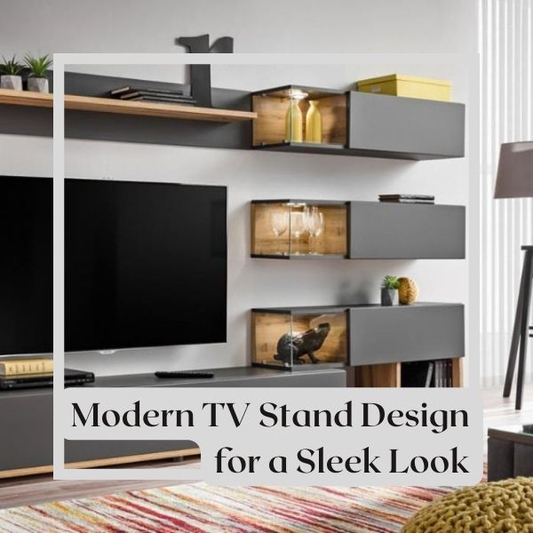 Modern TV Stand Design for a Sleek Look