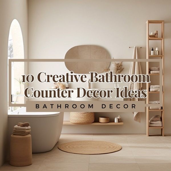 Creative Bathroom Counter Decor Ideas