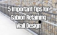 Important Tips for Gabion Retaining Wall Design