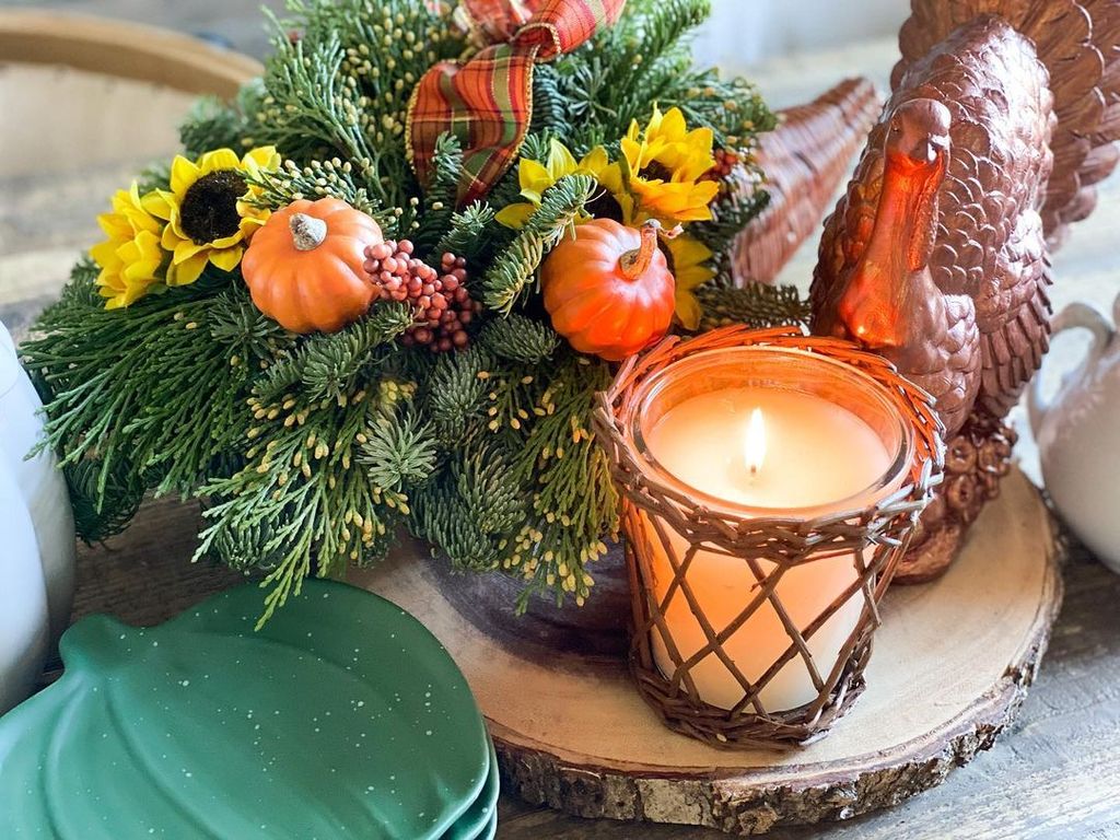 Cozy Rustic Thanksgiving Table Decor Ideas