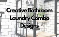 Creative Bathroom Laundry Combo Designs